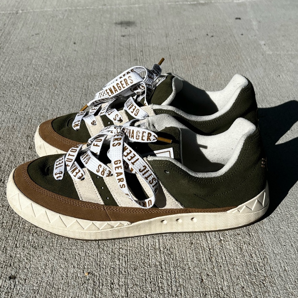 Human Made x Adimatic 'Dust Green Cream White'